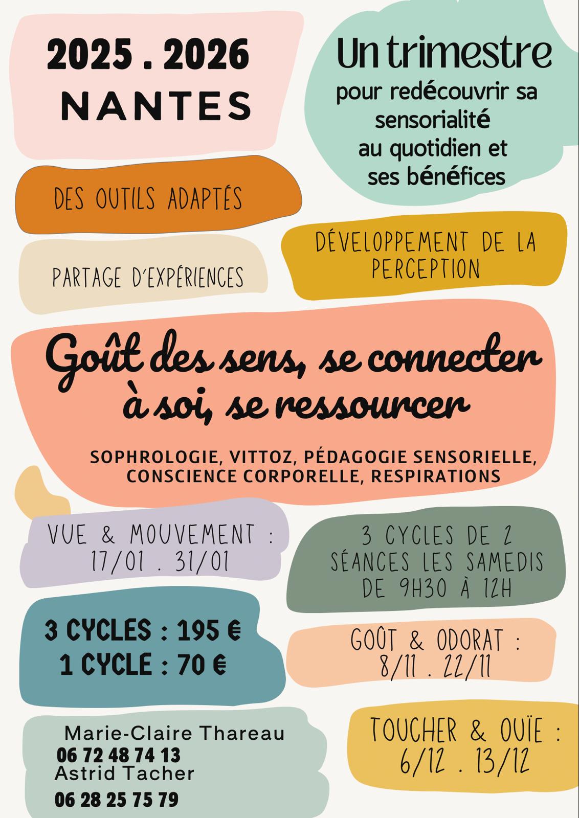 2025 2026 un trimestre Pour redécouvrir sa sensorialité au quotidien